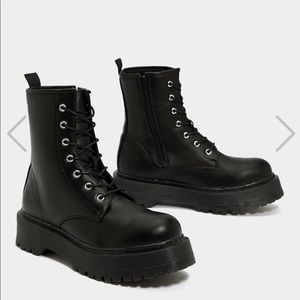 NastyGal Platform Combat Boots *Sold Out*